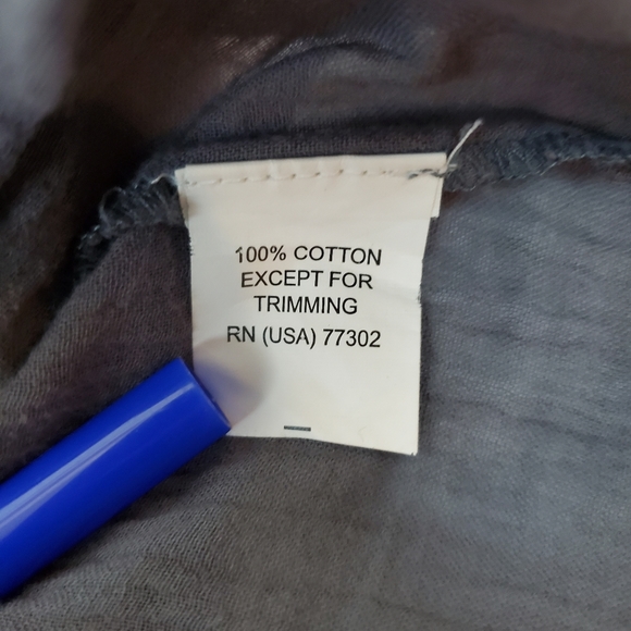 Zara Basic Abstract Trim Beaded Gray Tank Top Shirt Size S Bohemian Oversized - Picture 7 of 8